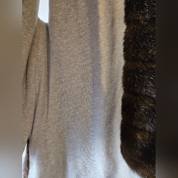 Harvey Faircloth Faux Fur Mink Vest Size 2 - Picture 9 of 11